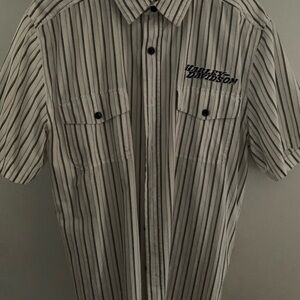 Harley-Davidson Casual Button Down Shirt in Classic Black